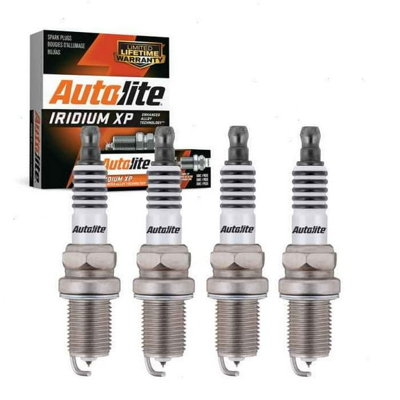 4 pc Autolite Iridium XP Spark Plugs compatible with Volkswagen Tiguan 2.0L L4 2009-2017