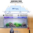 thumbnail image 4 of VEVOR Aquarium Light 36W Full Spectrum Fish Tank Light for 36"-42" Fish Tank, 4 of 9
