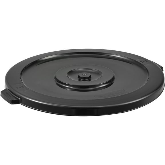 Global Industrial Plastic Trash Can Lid - 32 Gallon Black