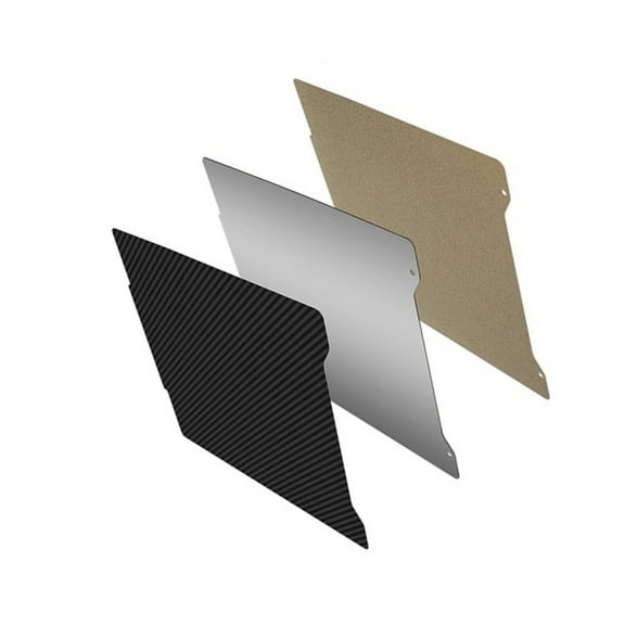 WINDLAND Steel Plate 3D Printer PEI Build Plate Double Sided Printing Platform for Prusas Mini 3D Printers PEI PET PEO Coating