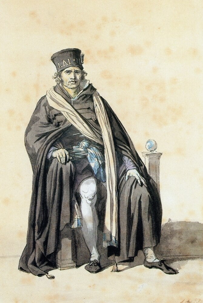 France Judge. /Na Judge During The Time Of The French Revolution, Late