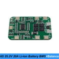 thumbnail image 2 of Tablero de BateríA de Litio 6S 25,2V 20A BMS con Equilibrio para Destornillador de 25V y Uso de Paquete de BateríA de 24V, 2 of 5