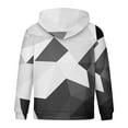 thumbnail image 4 of Lilgiuy Men's Hoodie Non Positioning Geometric Print Pullover Casual Long Sleeved Top Sweatshirts for Dating Wedding, 4 of 4