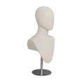 thumbnail image 1 of Cabeza de maniquí de altura ajustable, portátil, estable, soporte para exhibición de sombreros, pelucas, modelo para accesorios para cabello, 1 of 8