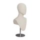 thumbnail image 1 of Busto de cabeza de maniquí multifuncional, estable, para exhibición de pelucas, sombreros, bufandas, diademas y accesorios para cabello., 1 of 8