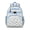 Sky-blue-6, variant on Summer Beach Palm Trees Backpack - Spine-Protecting Waterproof Bag with Multiple Pockets
