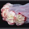 thumbnail image 4 of Wovilon Halloween Ghost Bride Flower Headband Retro Rose Gothic Fascinator, 4 of 8