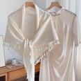thumbnail image 5 of MOMOJIA Plain Color Shawl Wrap for Women Knitting Shoulder Wrap Decorative Wrap Shawl, 5 of 15