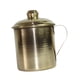 thumbnail image 3 of Taza de té de bronce hecha a mano, taza para beber Vintage, regalos de inauguración de la casa con asa de tapa, taza de bronce hecha a mano para café, 3 of 8