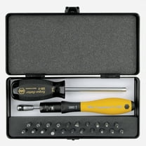 Wiha 28890 24 Piece ESD Torque Screwdriver Micro Bit Box Set 15-80 in-oz.