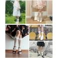 thumbnail image 4 of Lovful Women's Lace Anklet Sock with Ruffle, 2 Pairs Set,Black, 4 of 4