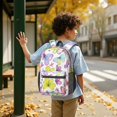 thumbnail image 6 of Butterfly and Watercolor Multicolor Pattern 17" School Backpacks for Teens,Waterproof Oxford Fabric,S-Shape Padded Straps for School,Travel,Hiking,Camping, 6 of 6