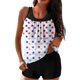 thumbnail image 2 of Trajes de baño para mujer Traje de baño conservador de cintura alta de dos piezas con estampado del Día de la Independencia de moda Trajes de baño para mujer Trajes de baño para mujer Trajes de baño d, 2 of 5