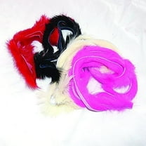 Creative Angler Rabbit Strips for Fly Tying or Tying Flies. Variety of Colors White