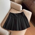 thumbnail image 6 of Pleated Skirts for Girls Elastic High Waist Pleated Skirt with Shorts Fashion School Uniform Skorts Casual Tennis Skirt,14-15 Years, 6 of 9