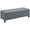 Grey, variant on HOMCOM Linen Fabric Wood Feet Entry Bench, Contemporary Home Decor Grey