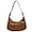 Brown, variant on Slouchy Tote Bag Women Faux Suede Crescent Shoulder Bag Hobo Crossbody Purse Travel Work Bag College Tote Handbag