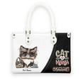 thumbnail image 3 of Himalayan Forest Cat Bag, Personalized Leather Handbags For Women - Personalized Bag with Name - Tote Bags for Mom Grandma - Custom Gifts Ideas for Her, Gift for Cat Lover, Cat Mom, 3 of 7