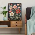 thumbnail image 5 of Qisvanset Framed Canvas Wall Art 12x16 Inch Isaiah William Morris Floral Bible Verse Art, 5 of 5