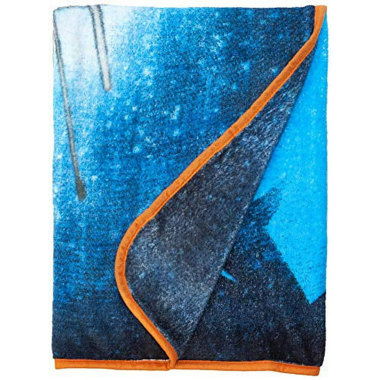 コリアグランドセール 2025 BB-8 Wars Star Blue Plush Super - Blanket Throw Orange & ひざ掛け・ハーフケット