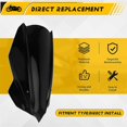 thumbnail image 5 of Motorcycle Windshield Front Windscreen Air Deflectors for, 5 of 5