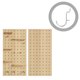 thumbnail image 1 of FESTFENDS 10Ud Para Pegboard De Metal Duradero Para Colgar Accesorios En Espacios Múltiples, 1 of 8