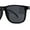 Matte Black / Black, variant on Polarized Gentlemens Classic Fashion Horn Rim Sunglasses Matte Black