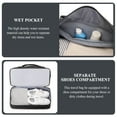 thumbnail image 4 of Weekender Bags for Women, Travel Duffel Bags with Shoe Compartment,Personal Item Travel Bag for Airlines, Carry on Overnight Tote Bag for women，Black, 4 of 8