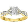 Fortunate 1/4 CT. T.W. Diamond 10kt Yellow Gold Ring