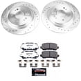 thumbnail image 3 of PowerStop Rear Z26 Street Warrior Carbon-Fiber Ceramic Brake Pad and Drilled and Slotted Rotor Kit Fits: ACURA Select Models K6952-26, 3 of 9