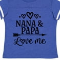 thumbnail image 3 of Inktastic Nana Papa Love Me Grandchild Gift Toddler Boy or Toddler Girl T-Shirt, 3 of 4