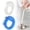 White+Blue, variant on ZFSBZBS Professional Grade Soft Flexible Snake Auger Drain Augers for Bathroom Drains and Sinks,Blue