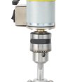 thumbnail image 3 of Compact Adjustable Benchtop Drill Press with 1.5-10mm B12 Chuck, 4000-9000 RPM Variable Speed, Brass Core Motor, Thickened Aluminum Alloy Base, 40mm Drilling Stroke - 110-240V AC US Plug for Home DIY, 3 of 6