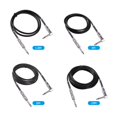 thumbnail image 2 of 6.5mm Jack Guitar Lead Cable Straight Male to Right Angle Male Audio Wire, 2 of 9