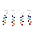 thumbnail image 5 of fenteer 4x7 Colors Gemstone Beads Dangle Earrings Fashion Jewelry 4 Pcs, 5 of 5