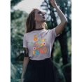 thumbnail image 2 of Get Outside. Groovy Style T-Shirt Women -Image by Shutterstock, Female 4X-Large, 2 of 4