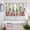 Beige, variant on Spring Pink Roses Kitchen Curtains Window Panels, Pastoral Eucalyptus Leaves Rustic Burlap Insulated Window Treatment Curtain, Grommet Curtains for Bedroom/Living Room/Bathroom, 2 Piece 52"Wx45"L