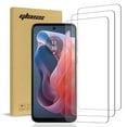 thumbnail image 1 of Protector de Pantalla de Vidrio Templado para Moto G Play 4G 2024 (Paquete de 3), 1 of 6