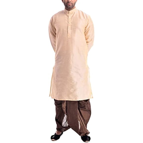 Royal Kurta Silk Blend Kurta And Dhoti