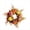 B Multicolor/13.8 in, variant on AYktou Fall Wreath for Front Door with Wooden Welcome Sign, 15.8 Inch Fall Decorations for Home Thanksgiving Wreath Pumpkin Ribbon Wreath Hanger for Autumn Harvest Outdoor Indoor Wall Home