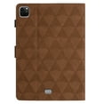 thumbnail image 6 of Allytech Case for iPad Pro 11" 4th/3rd/2nd/1st Gen, Embossed Pattern PU Leather Case with Card Slots & Pen Holder, Multi-Angle Viewing Stand Auto Sleep Wake Shockproof Case, Fit iPad Air 4/5, Brown, 6 of 10