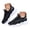 Black, variant on Pandaie Sneakers for Women Platform Running Tennis Shoes Comfortable Athletic Walking Gym Workout Non Slip Casual Shoes (Black,6.5)