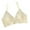 a Beige, variant on Everyday Bra for Women Thin Lightly Lace Splicing Bralette Underwear Workout Comfort Bra Breathable Push Up Wirefree