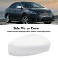 thumbnail image 3 of Car Rearview Mirror Cover Cap Replacement, White Door Side Mirror Covers, Car Mirror Caps Side Mirror Protective Housing Shell for Left K6374 3RM0A Right K6373 3RM0A, 3 of 7