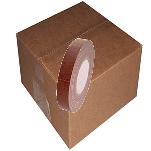 TAPEPLANET Colored Duct Tape (You Pick) (1"(48 Rolls), Dark Brown)