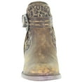 thumbnail image 5 of Circle G by Corral Womens Leopard Fringe Round Toe Pull On Cowboy  Ankle Bo, 5 of 5