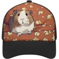 thumbnail image 1 of Animal and Popcorn Baseball Cap Classic Golf Cap Soft Dad Hat Multicolor Adjustable Low Profile Hat Unisex, 1 of 6