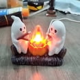 thumbnail image 4 of Fogatas De Gatos Y Brujas Luz Nocturna Parpadeante,Luz Nocturna De Malvavisco De Fuego De Gatos Y Brujas 3D,Luces Nocturnas De Fogatas Falsas LED De 4 Pulgadas Se Conectan A La Pared, 4 of 5