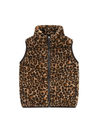 Ladies animal store print vests
