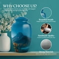 thumbnail image 3 of SABURIAL Mountains Urn - Cremation Urn For Men & Women Ash - Tribute Urns For Male Ashes - Lovely Funeral Urns For Adults Human Ash - 10 Inch Large With Velvet Bag, 3 of 7